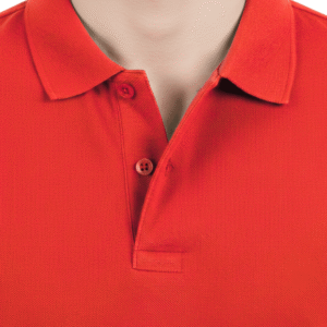 polycotton eco friendly red colour blended cotton + polyster corporate wear onesos apparel
