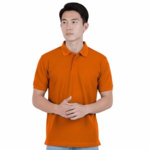 polycotton eco friendly red colour blended cotton + polyster corporate wear onesos apparel