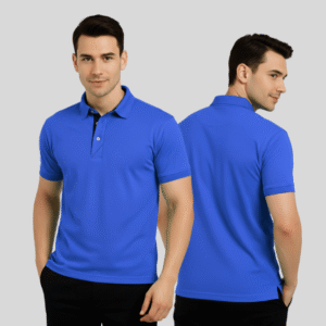 mars premium polyster navy colour blended cotton + polyster corporate wear onesos apparel plain tees (copy)