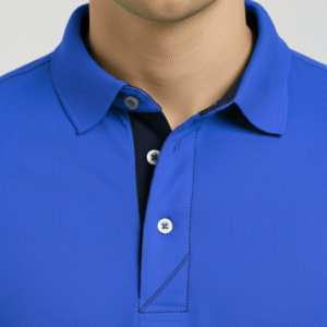 mars premium polyster navy colour blended cotton + polyster corporate wear onesos apparel plain tees (copy)