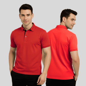 mars premium polyster navy colour blended cotton + polyster corporate wear onesos apparel plain tees (copy)