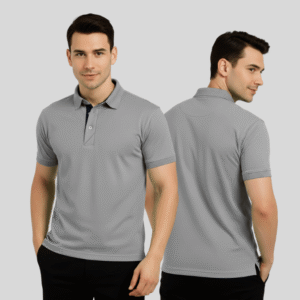 mars premium polyster navy colour blended cotton + polyster corporate wear onesos apparel plain tees (copy)