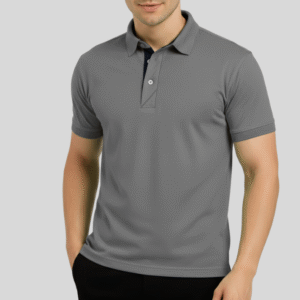 mars premium polyster navy colour blended cotton + polyster corporate wear onesos apparel plain tees (copy)