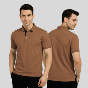 mars premium polyster navy colour blended cotton + polyster corporate wear onesos apparel plain tees (copy)