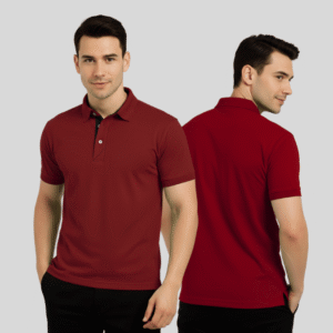 mars premium polyster navy colour blended cotton + polyster corporate wear onesos apparel plain tees (copy)